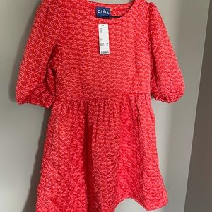 NWT CRAS quilted mini dress.
